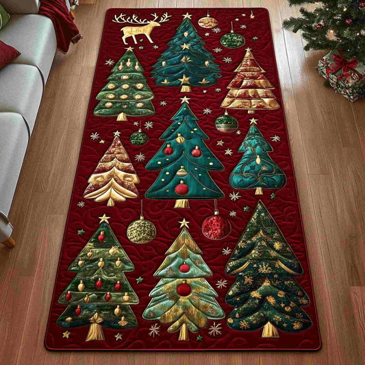 Taillod Christmas Tree Inspired Decorative Rug