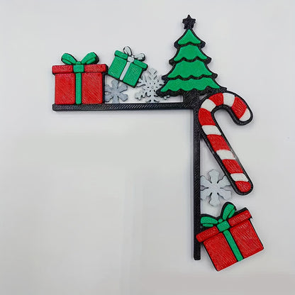 Taillod Christmas Tree Gift Door Frame Decor