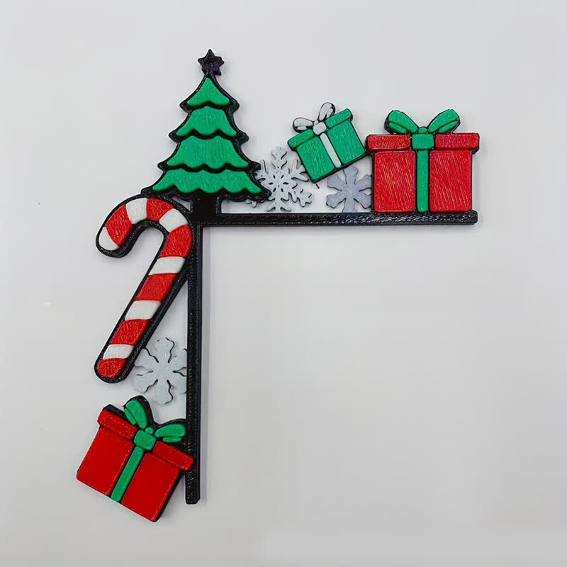 Taillod Christmas Tree Gift Door Frame Decor