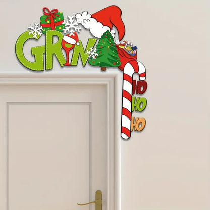 Taillod Christmas Theme Door Frame Decor