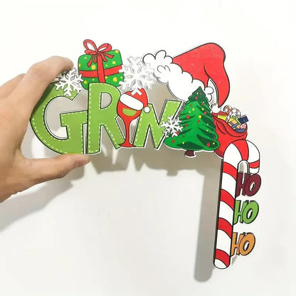 Taillod Christmas Theme Door Frame Decor