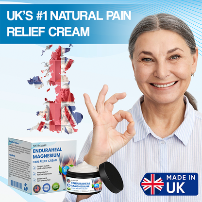 Natravor®EnduraHeal Magnesium Pain Relief Cream (Treats Arthritis, Neuropathy, Rheumatism, Sports Injuries & More)