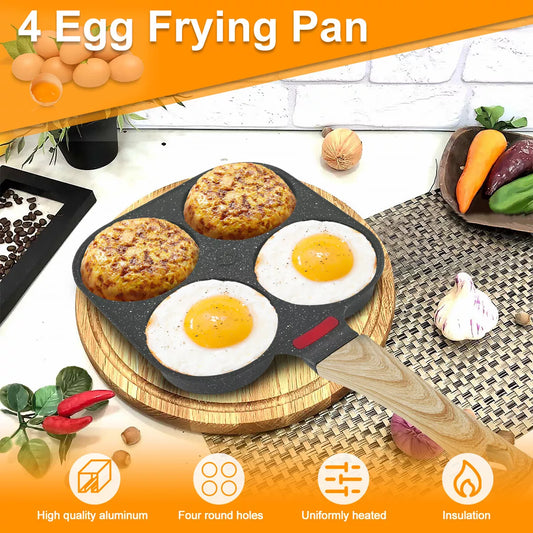 🔥LAST DAY 49%OFF🔥-🍳4 Egg Frying Pan