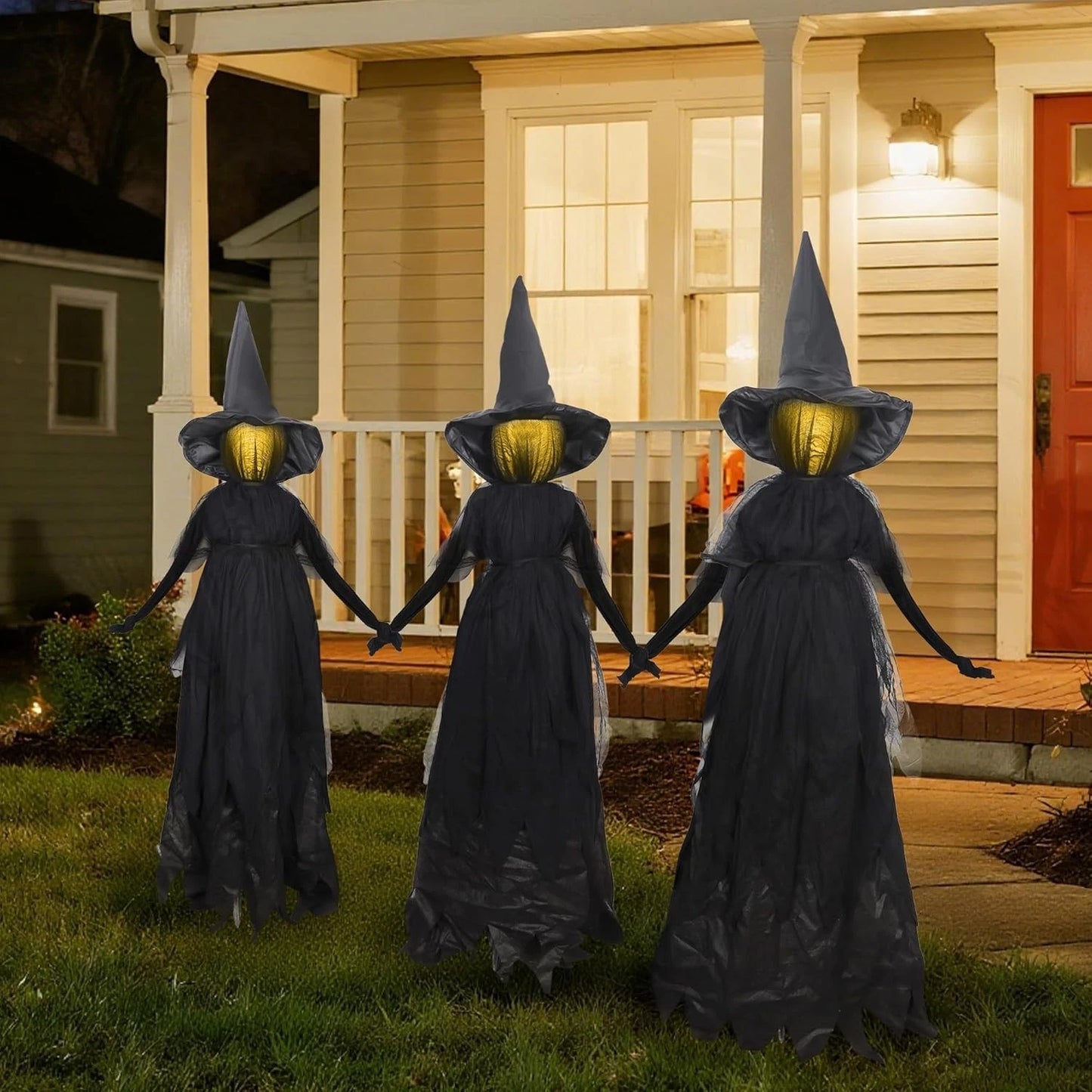 ✨Halloween Outdoor Decoration 👻 Glowing Witch Stake