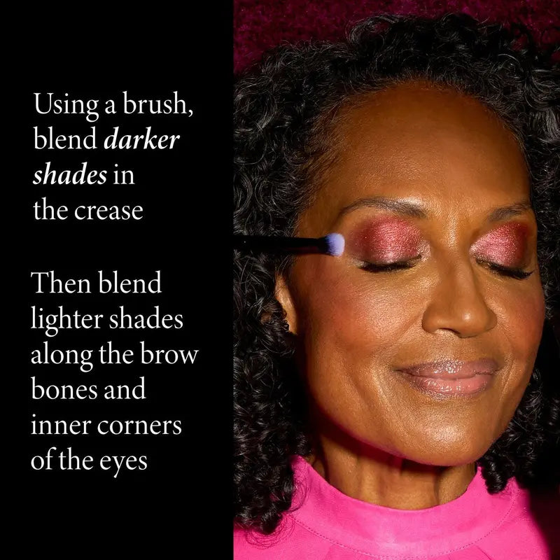 Baked Eyeshadow Quad + FREE Eyeshadow Brush