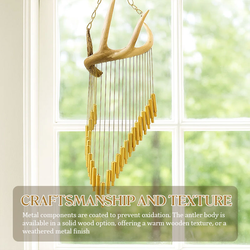 New Whitetail Antler Chime with