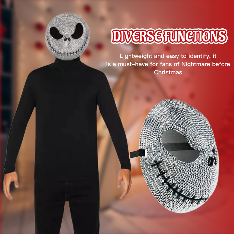 ✨Sparkly Halloween Costume Mask🎃👻