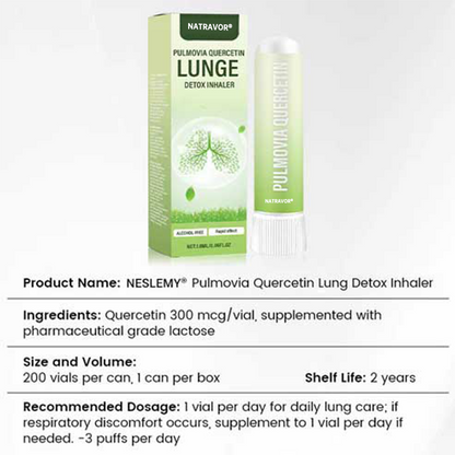 Natravor® Pulmovia Quercetin Lung Detox Inhaler
