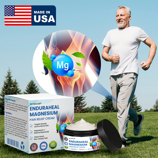 Natravor®EnduraHeal Magnesium Pain Relief Cream (Treats Arthritis, Neuropathy, Rheumatism, Sports Injuries & More)