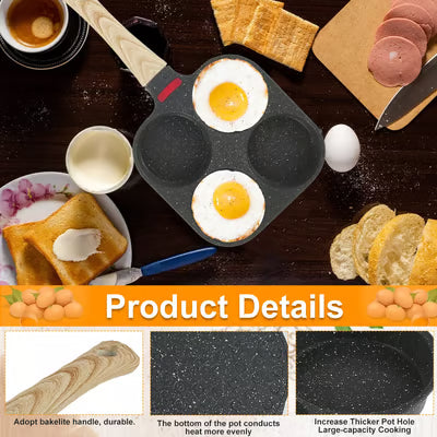 🔥LAST DAY 49%OFF🔥-🍳4 Egg Frying Pan