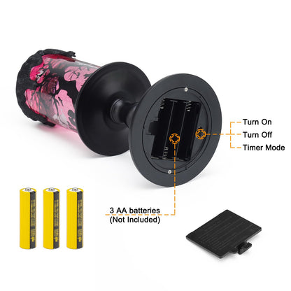 🕯️✨ Halloween flameless candle battery powered! 🎃👻🦇