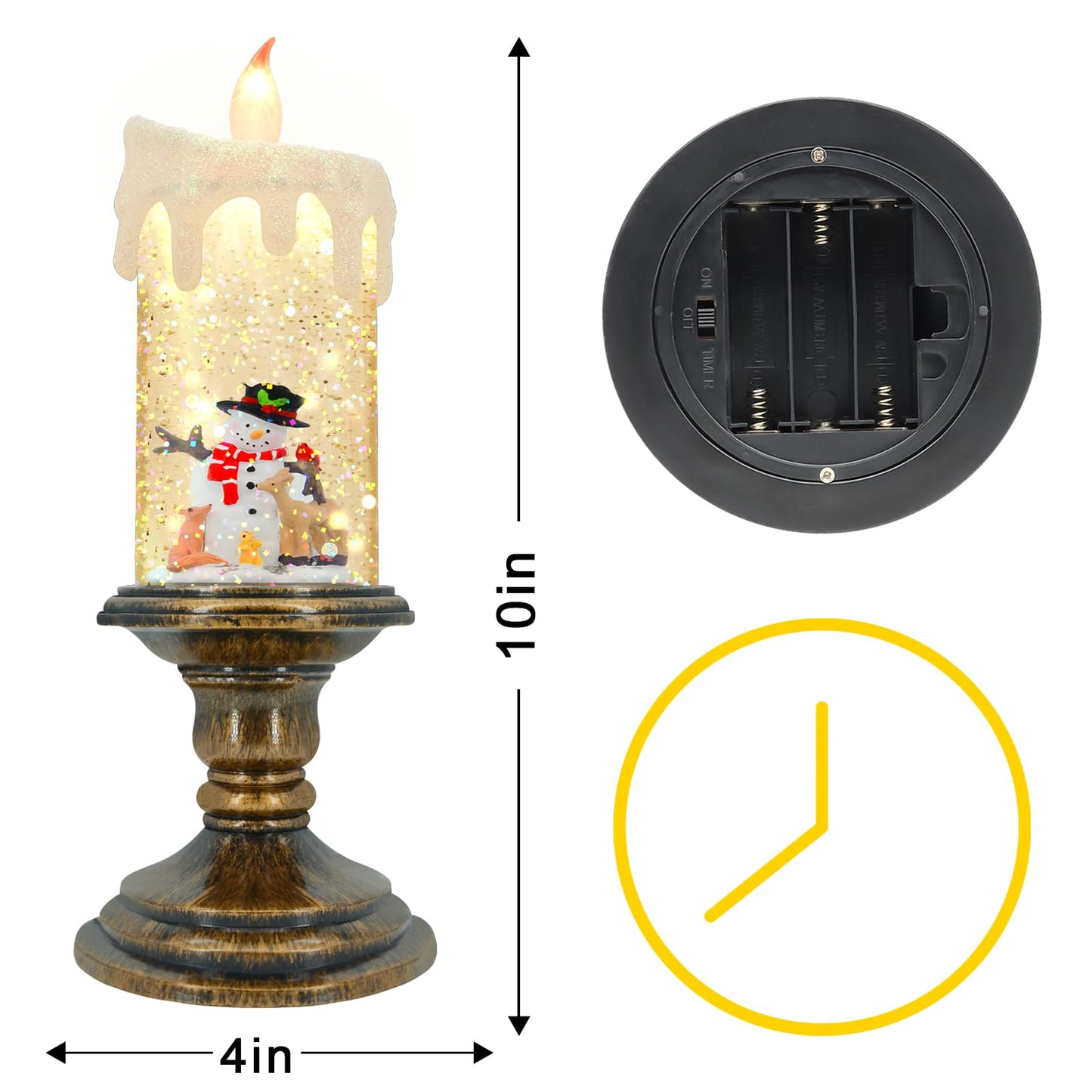 🕯️✨ Halloween flameless candle battery powered! 🎃👻🦇