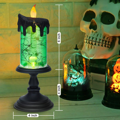 🕯️✨ Halloween flameless candle battery powered! 🎃👻🦇