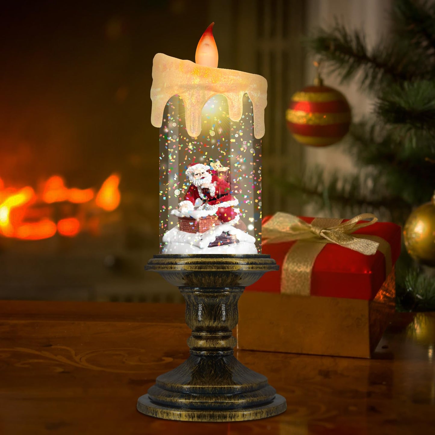 🕯️✨ Halloween flameless candle battery powered! 🎃👻🦇