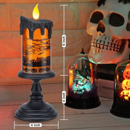 🕯️✨ Halloween flameless candle battery powered! 🎃👻🦇