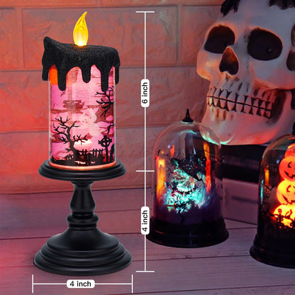 🕯️✨ Halloween flameless candle battery powered! 🎃👻🦇