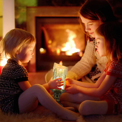 🕯️✨ Halloween flameless candle battery powered! 🎃👻🦇