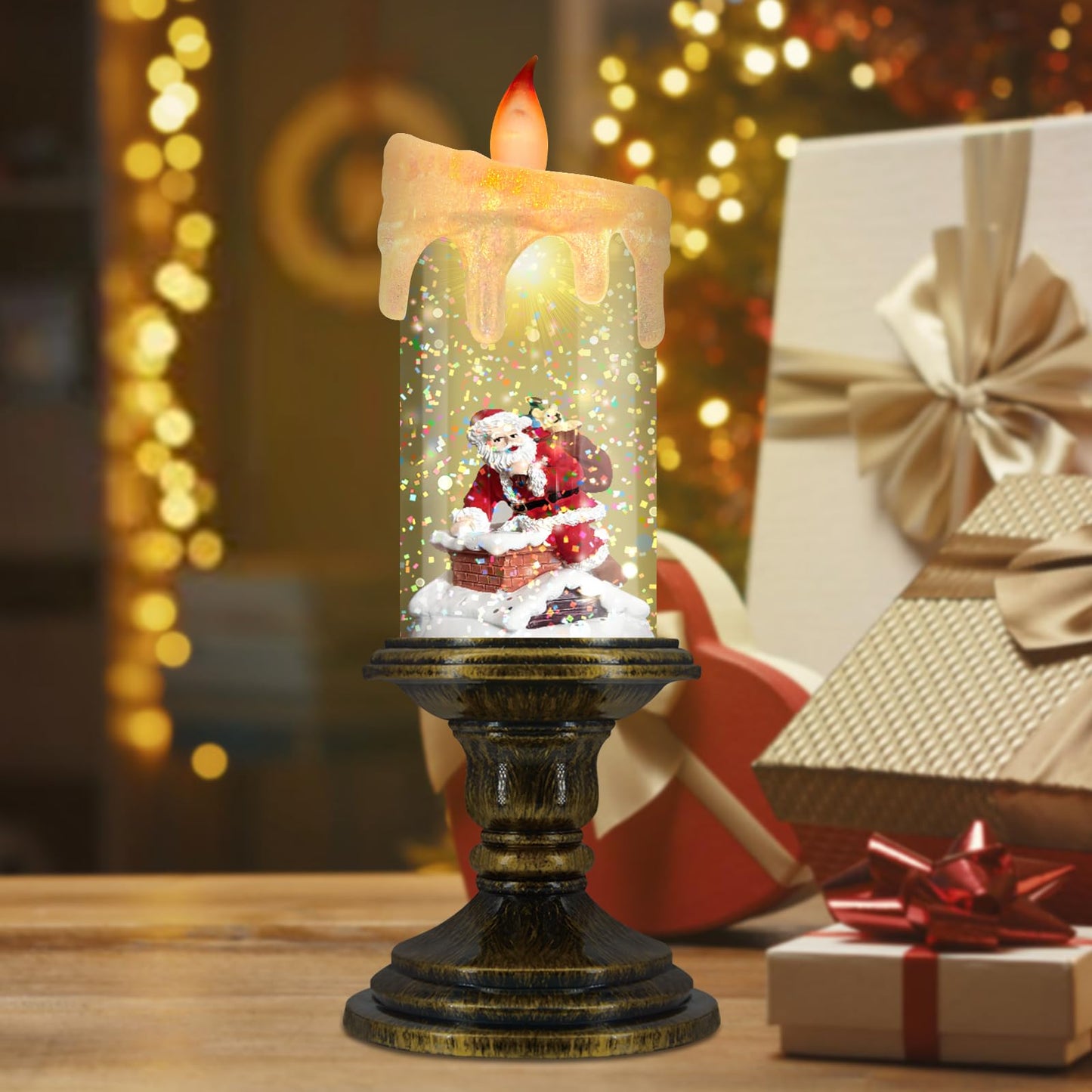 🕯️✨ Halloween flameless candle battery powered! 🎃👻🦇