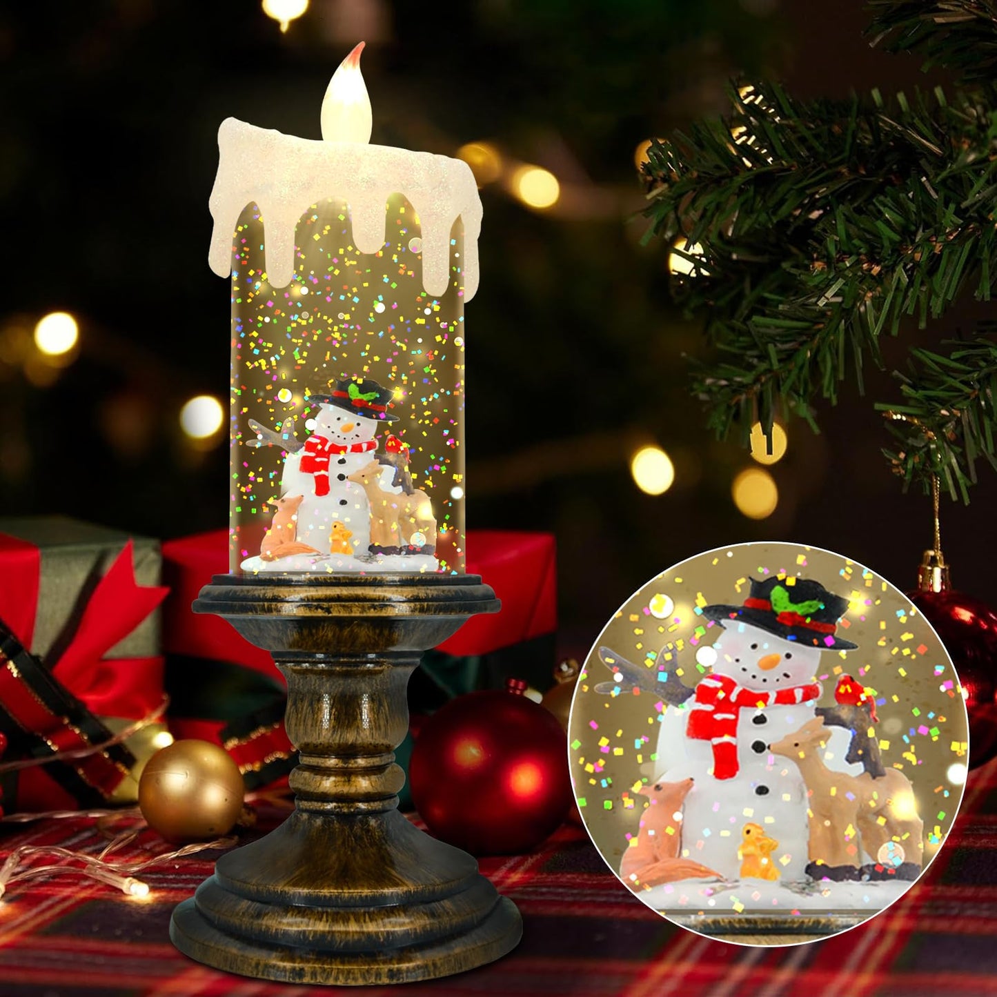 🕯️✨ Halloween flameless candle battery powered! 🎃👻🦇