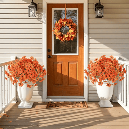 🏆 50K+ SOLD! 💐Lifelike UV-Resistant Sunset Mums – Waterproof, Windproof & Perfect for Fall Decor 🍂