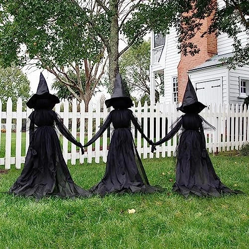 ✨Halloween Outdoor Decoration 👻 Glowing Witch Stake