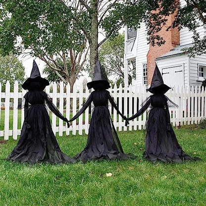 ✨Halloween Outdoor Decoration 👻 Glowing Witch Stake