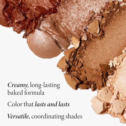 Baked Eyeshadow Quad + FREE Eyeshadow Brush