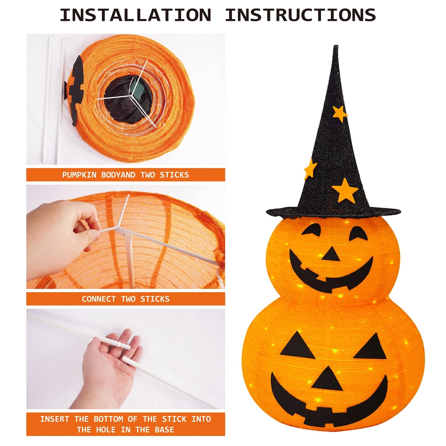 🔥Super price reduction🎃Halloween Foldable Pumpkin Decoration✨