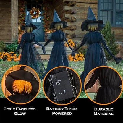 ✨Halloween Outdoor Decoration 👻 Glowing Witch Stake