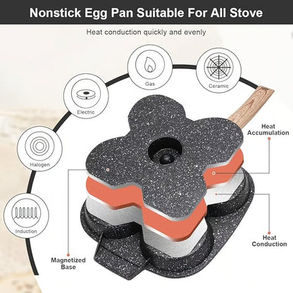 🔥LAST DAY 49%OFF🔥-🍳4 Egg Frying Pan