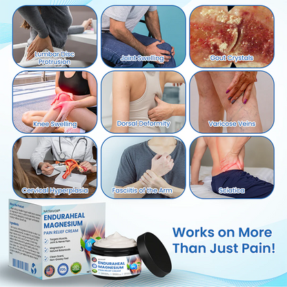 Natravor®EnduraHeal Magnesium Pain Relief Cream (Treats Arthritis, Neuropathy, Rheumatism, Sports Injuries & More)