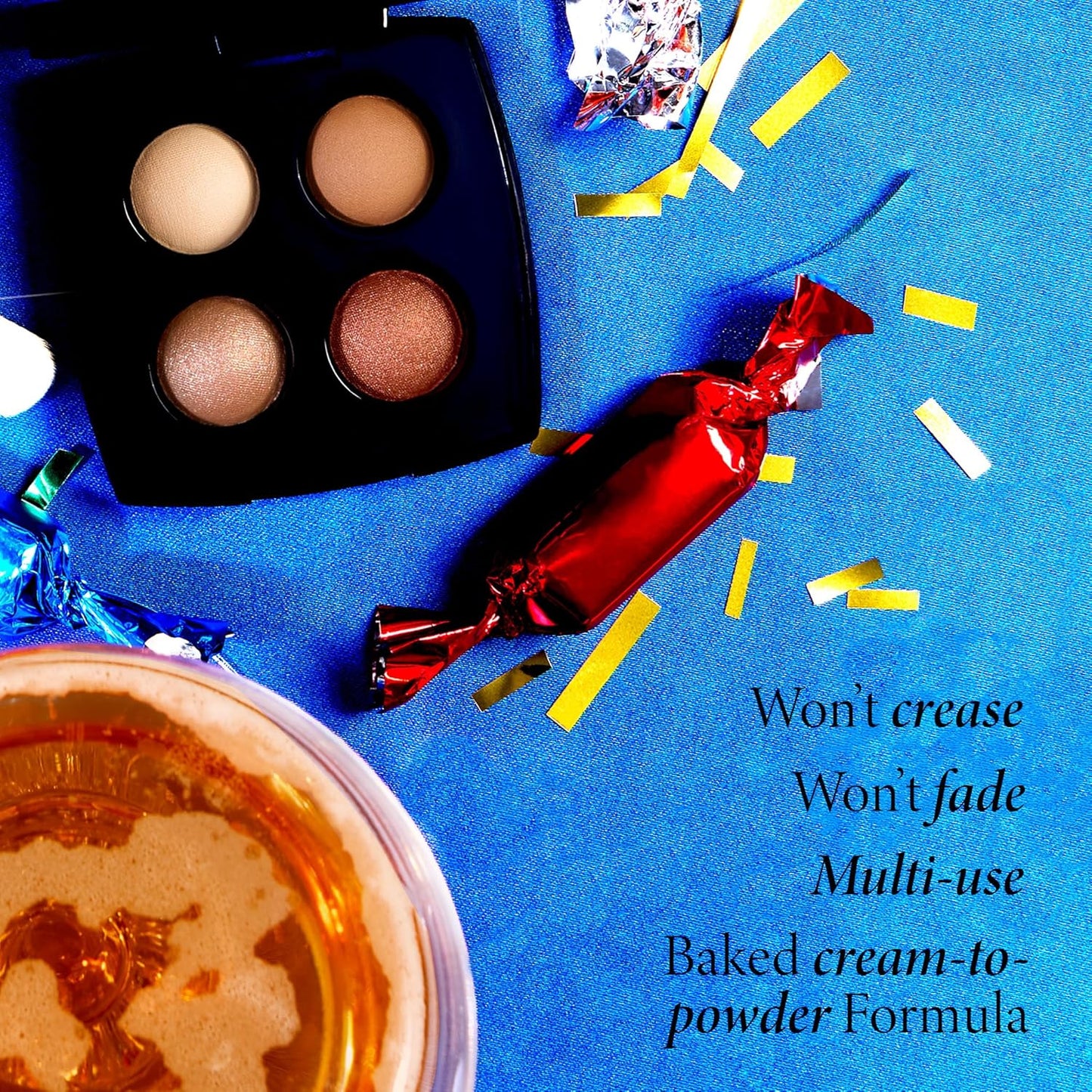 Baked Eyeshadow Quad + FREE Eyeshadow Brush