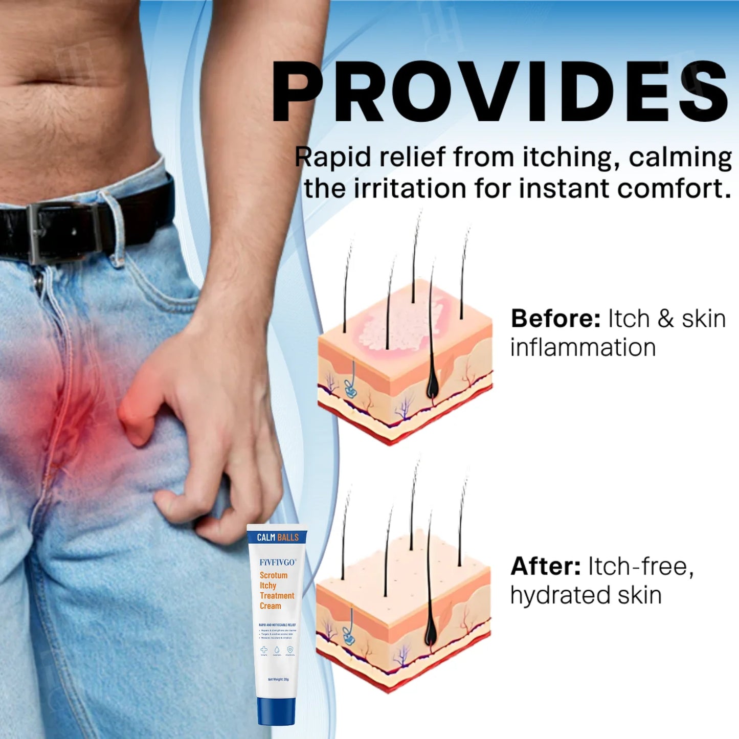 Natravor® Scrotum Itchy Treatment Cream