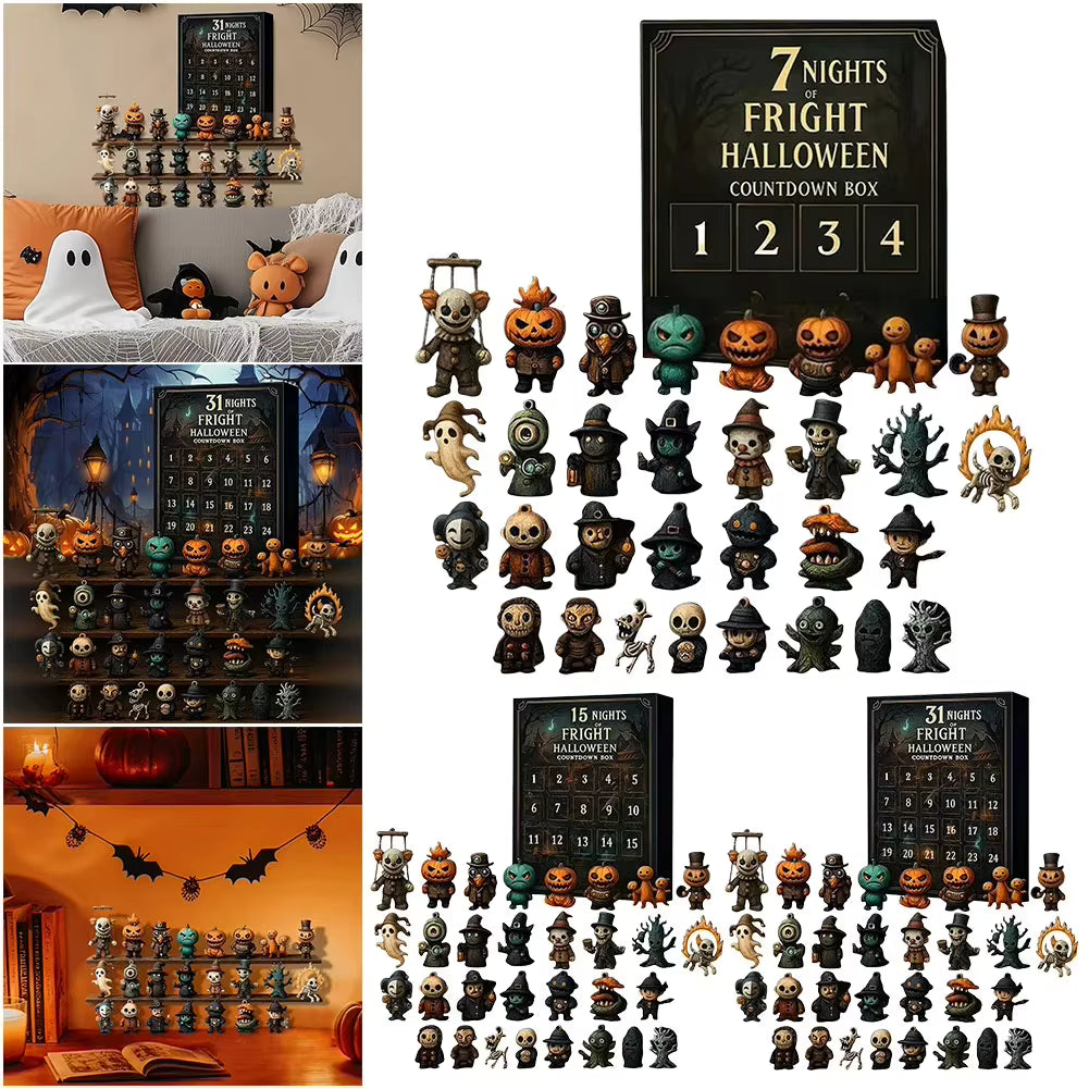 🎃👻 31 Nights of Fright – 49% OFF – ✨ Halloween Countdown Box – Open a Haunted Surprise Every Night! 🕸️