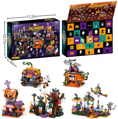 🎃Halloween Advent Calendar - DIY Building Blocks Assembly Kits