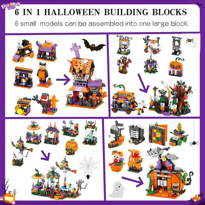 🎃Halloween Advent Calendar - DIY Building Blocks Assembly Kits