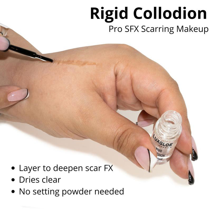 Luxgloe Rigid Collodion Scarring Liquid for Special FX Makeup